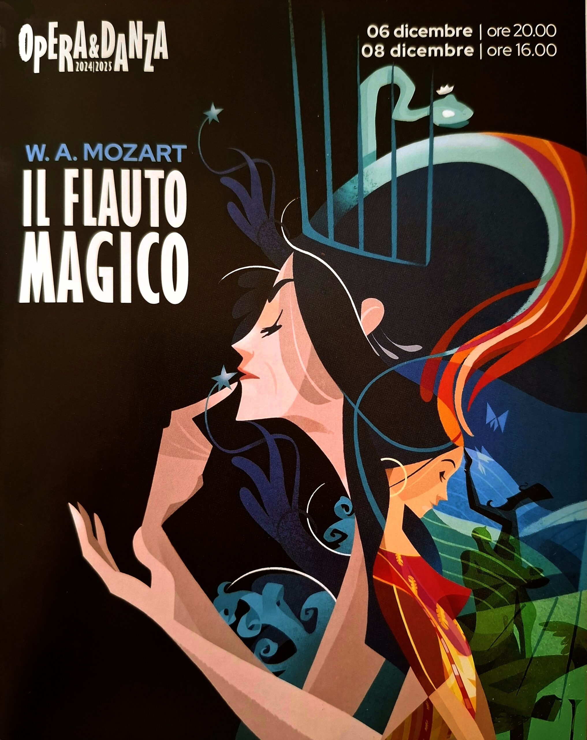 Il Flauto Magico - Mozart - locandina - Yulia Merkudinova